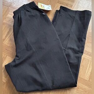 Chic Black Twill Pants- 18W